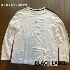 BLACK LABEL ホワイト 長袖カットソー BLACKロゴのサムネイル