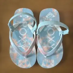 ROXY ビーチサンダル 水色のサムネイル