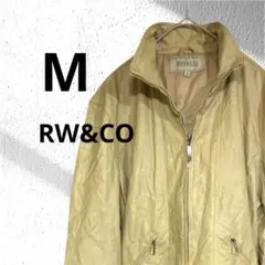 海外古着♡ベージュ 合皮ジップアップジャケット　羽織もの　ブルゾン