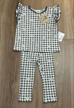 アンパンマン 半袖　フリル　Tシャツ パンツ　上下セット