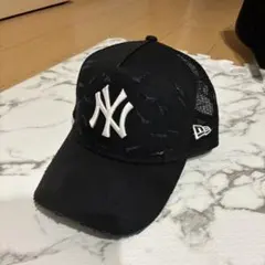 A*2様 ニューエラ　ヤンキース　a-frame メッシュキャップ　ダメージ加工