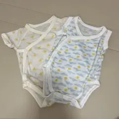 ユニクロ　メッシュボディスーツ　半袖・ノースリーブ2枚セット　60cm