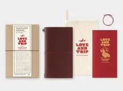【新品、未使用】トラベラーズノートLOVE AND TRIPレギュラーサイズ