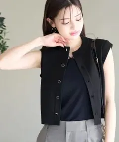 ニットベストカーディガン/ロペピクニック