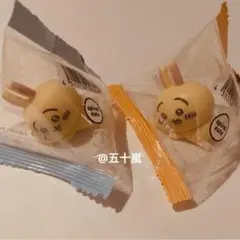 ちいかわ うさぎ 寝そべり インテリアミニフィギュア 2個 セット セリア