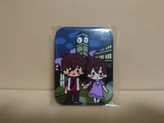 セガ ラッキーくじ 名探偵コナン K賞 缶バッジ 工藤新一＆毛利蘭