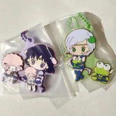 ラバーマスコット2　セーラーサターン×ピアノ　セーラースターヒーラー×けろっぴ