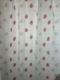 チップ&デール プリントUVカット・遮像ボイルカーテン 2枚