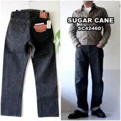シュガーケーン　ＳＵＧＡＲＣＡＮＥ　ブラックジーンズ　デニム　42460 32