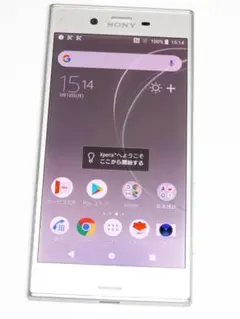 SONY Xperia XZs SOV35 ワームシルバー SIMフリー