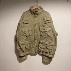 Ideal フィッシングジャケット ベージュ カモフラ柄 - メルカリ