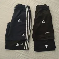 アディダス3枚　ユニクロ1枚　ハーフパンツ　4枚セット　150センチ160センチ