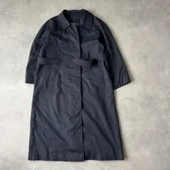 20722 BURBERRY バーバリー 裏地チェック トレンチコート 紺色