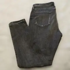 upper hights ダークグレー ストレートデニム