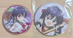 恵飛須沢胡桃 缶バッジ くじ引き堂 がっこうぐらし! オンラインくじ D-7賞