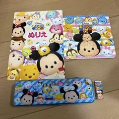 ディズニーツムツム　ペンケース、消しゴム　ジグソーパズル、ぬりえ まとめ売り
