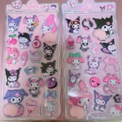 マイメロ×クロミお尻プニプニシール2枚セット お尻シール 立体シール