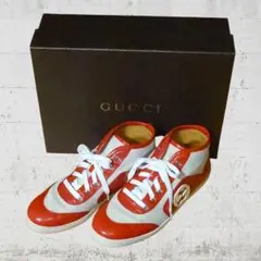 最終値下！GUCCI スニーカー レッド ホワイト23.5〜24.0 cmのサムネイル