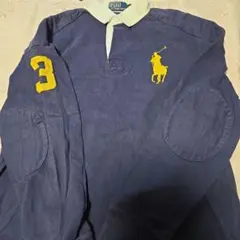 Polo by Ralph Lauren ネイビー 長袖ポロシャツ M