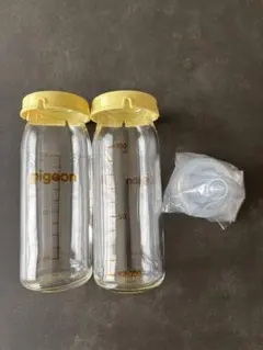 Pigeon 哺乳瓶100ml 2本＆【新品】乳首SS