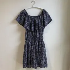 GU花柄キュロットワンピース／Sサイズ