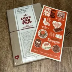 TRAVELER'S notebook LOVE AND TRIP 下敷きセット