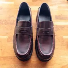 GU チャンキーソールローファー 27 ブラウン