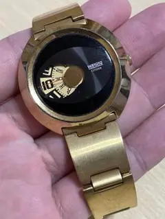 電池新品　シチズン初代　インディペンデント　クォーツ　イエロー　1481010 電池新品 シチズン初代 インディペンデント クォーツ イエロー