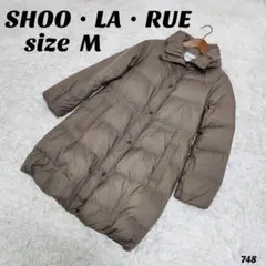 美品【シューラルー】ダウンコート M ダークグレー  ダウン90% 軽い 暖かのサムネイル