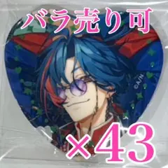 魁星 にじさんじ Rose Valentine ︎ハート型缶バッジ　レア