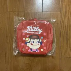 Milky Wonderland ペコちゃん カラビナ付きポーチ