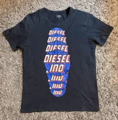 DIESEL グラフィックプリント Tシャツ M ブラック