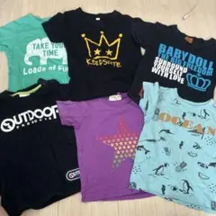 子供用 半袖Tシャツ 5枚セット まとめ売りのサムネイル