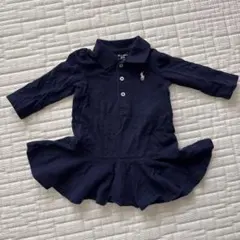 Ralph Lauren ベビー ワンピース ネイビー 70cm