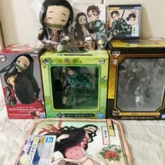 一番くじ　鬼滅の刃　炭治郎　禰豆子　冨岡　フィギュアセット