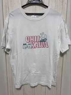 GU ジーユー グラフィックTシャツ ちぃかわ ホワイト L