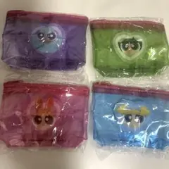 Powerpuff Girls クリアポーチセット　パワパフ　ガチャ