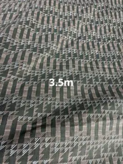 昭和レトロ生地　ドイツ製コットン綿生地ビンテージ生地カーキ3.5m幾何学模様