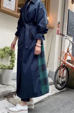 RISLEY ロングトレンチコート　美品　最終値下げ