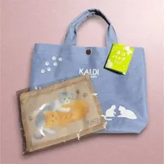 KALDI 2025夏 ねこの日 バッグ と ポーチのサムネイル