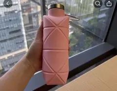 ピンク シリコン水筒 700ml