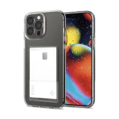 iPhone13 Proケース カード収納付 クリア 手帳型 収納ケース