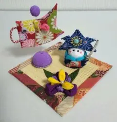 ちりめん細工〈292〉端午の節句セット(ミニ)
