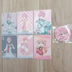 すとぷり さとみくん ヴァイスシュヴァルツ カード 缶バッジ