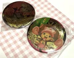 【グッズ】ONEPIECE チョッパー　輩　GOLD 缶バッジ