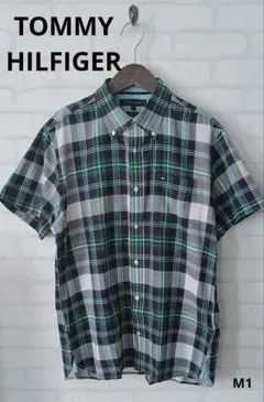 TOMMY HILFIGER 半袖チェックシャツ