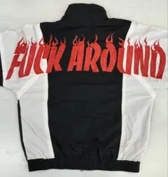 オーバーサイズ NO ID BLACK FUCK AROUNDナイロンジャケット - メルカリ