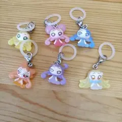 おジャ魔女どれみ　　めじるしアクセサリー　6セット