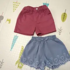【お値下げ可能☆】80センチ　ハーフパンツ　2枚セット