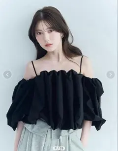 snidel オフショルタックバルーンブラウス 新品未使用 タグ付き - メルカリ